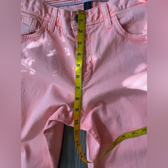Tommy Hilfiger Jeans Womens Pink Zipper Ankle SZ 12 - Picture 9 of 12